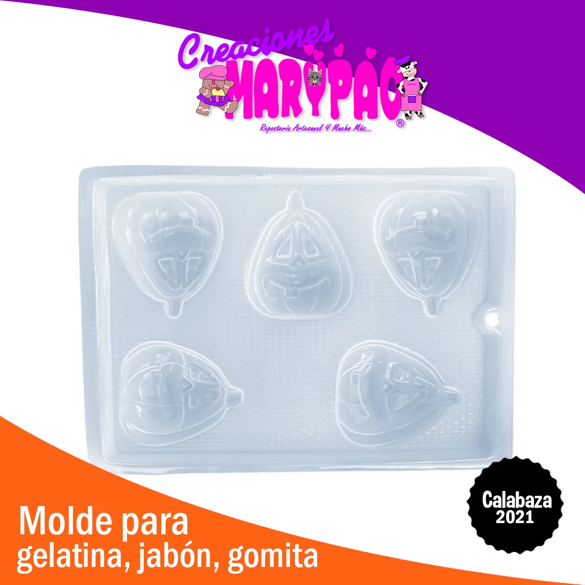 Molde Calabaza 2021 Grande Halloween Jabon Gelatina Vela – Creaciones Marypao Molde Calabaza 2021 Grande Halloween Jabon Gelatina Vela – Creaciones Marypao