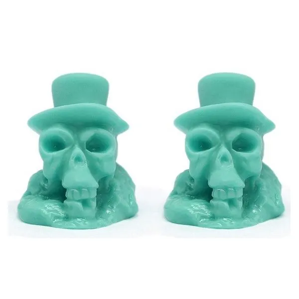 Molde Calavera con Chistera para hacer jabones, molde calavera