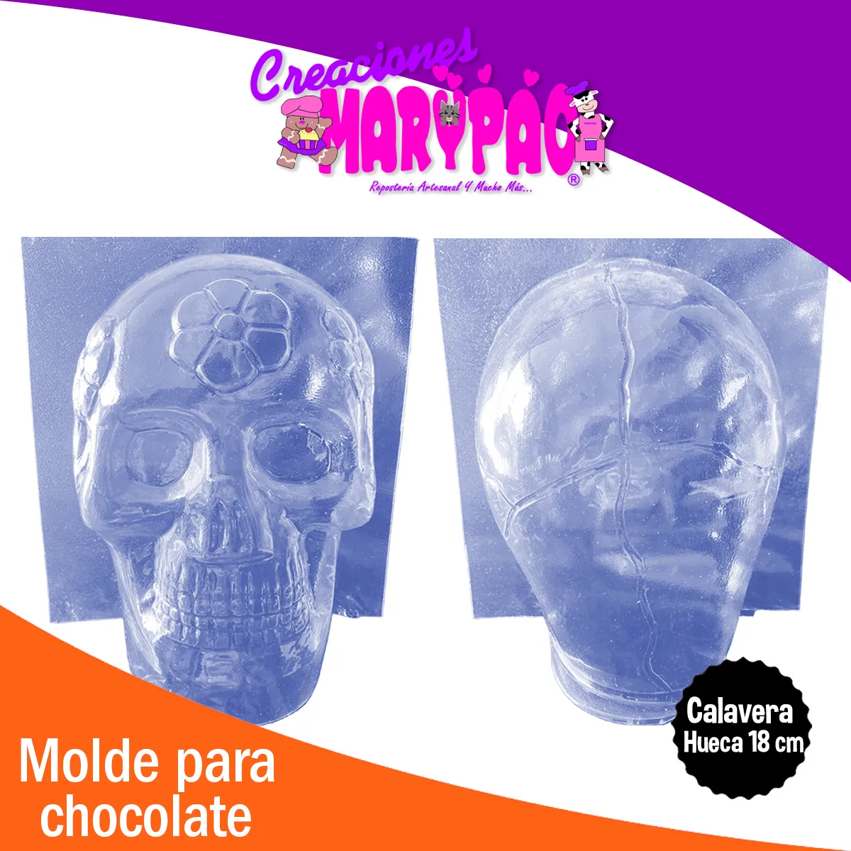 Molde Calavera Hueca 18 Cm Chocolates Dia De Muertos – Creaciones Marypao Molde Calavera Hueca 18 Cm Chocolates Dia De Muertos – Creaciones Marypao