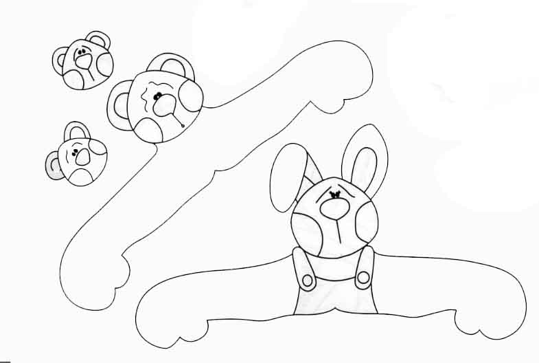 Moldes de cara de oso - Imagui