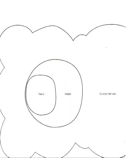 MOLDE DE CARA DE OSO EN FOAMI - Imagui