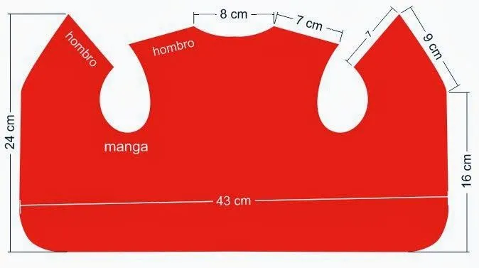 Molde chaleco polar para bebé - Imagui
