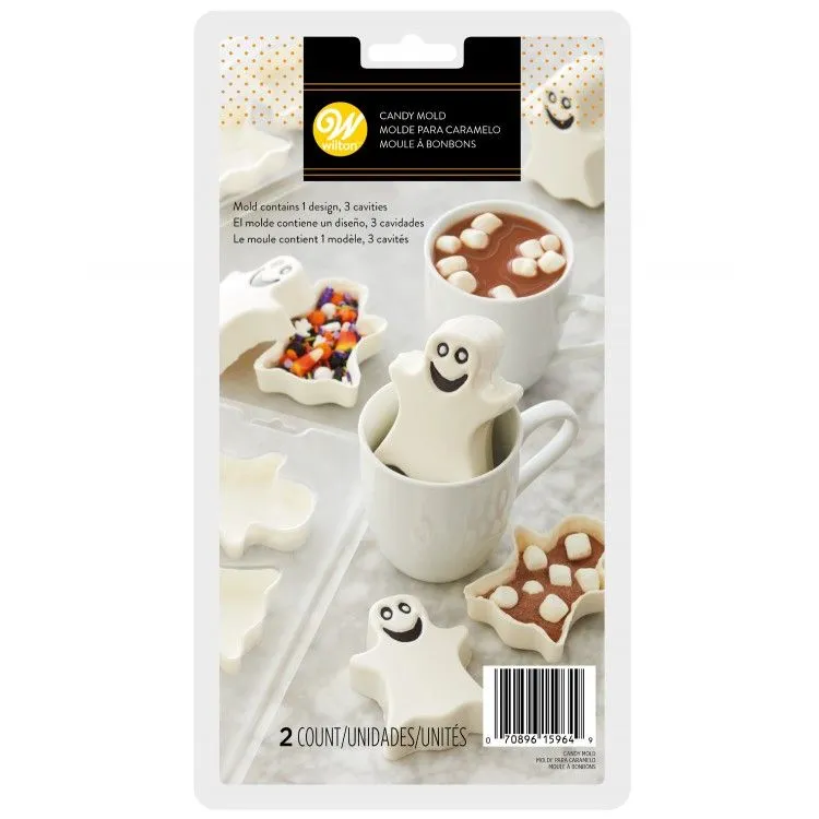 Molde para Chocolate Fantasmas 2 pzas 2115-0-0238 – Wilton y Oz Molde para Chocolate Fantasmas 2 pzas 2115-0-0238 – Wilton y Oz