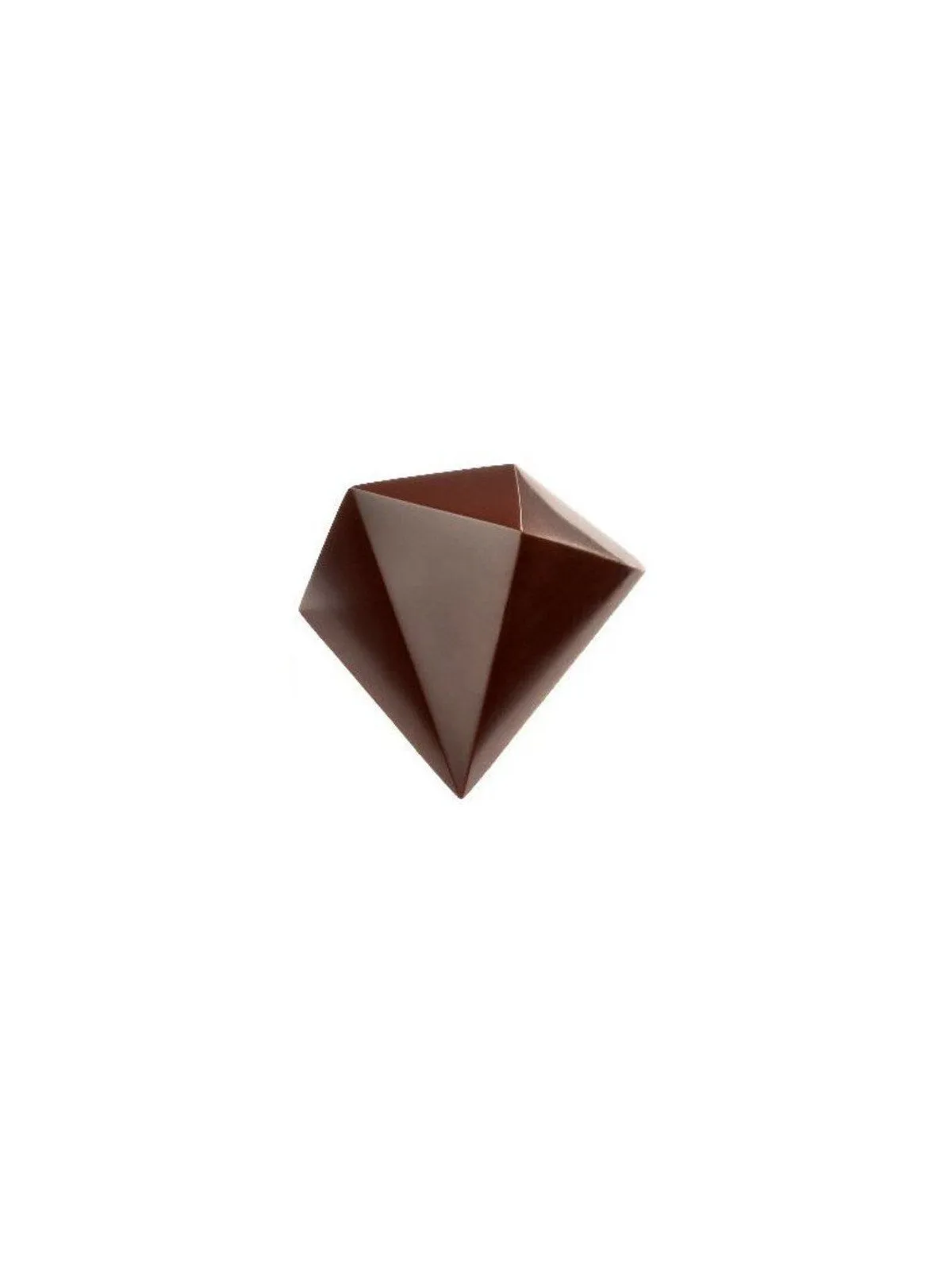 Molde Para Chocolate De Plástico Compacto Piramide Irregular