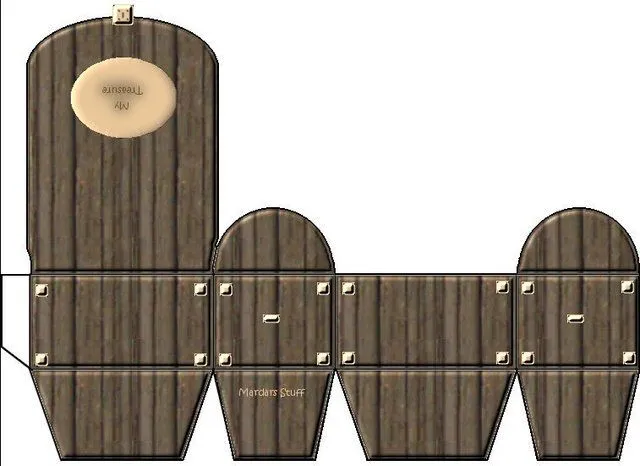 Moldes de cofres piratas de carton - Imagui Moldes de cofres piratas de carton - Imagui