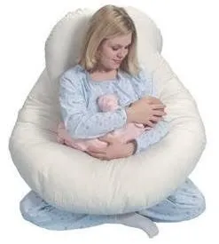 Una de mis clientas me pidio un almohadon de amamantar para su ...