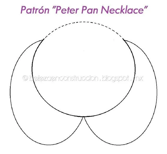 molde collar Peter Pan | PLANTILLAS Y MOLDES | Pinterest | Peter ... molde collar Peter Pan | PLANTILLAS Y MOLDES | Pinterest | Peter ...