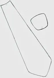 Molde de corbata de cotillon para imprimir - Imagui Molde de corbata de cotillon para imprimir - Imagui