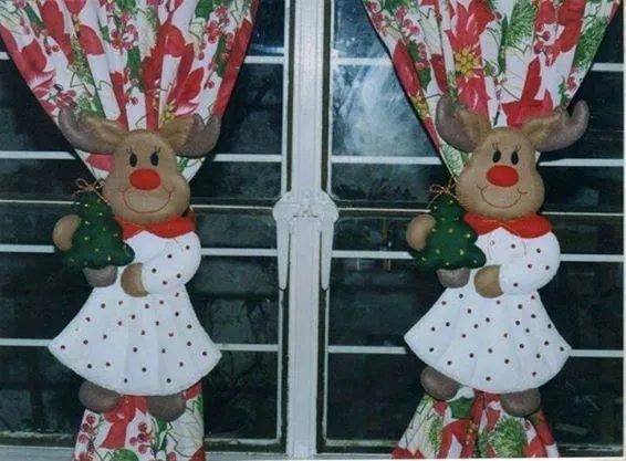 MOLDE PARA CORTINERO RENO | decoracion de navidad | Pinterest MOLDE PARA CORTINERO RENO | decoracion de navidad | Pinterest