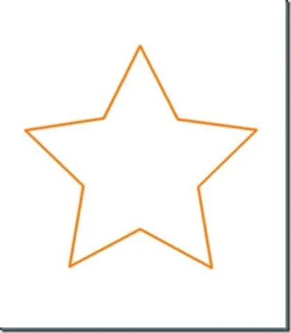 Molde de estrella en foami - Imagui