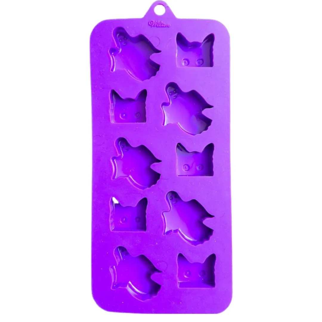 Molde de fantasmas y gatos para repostería silicón Wilton – chezmarblan Molde de fantasmas y gatos para repostería silicón Wilton – chezmarblan