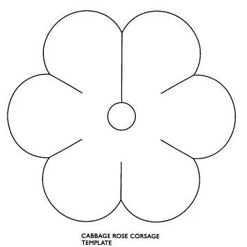 Moldes para pétalos de rosa - Imagui