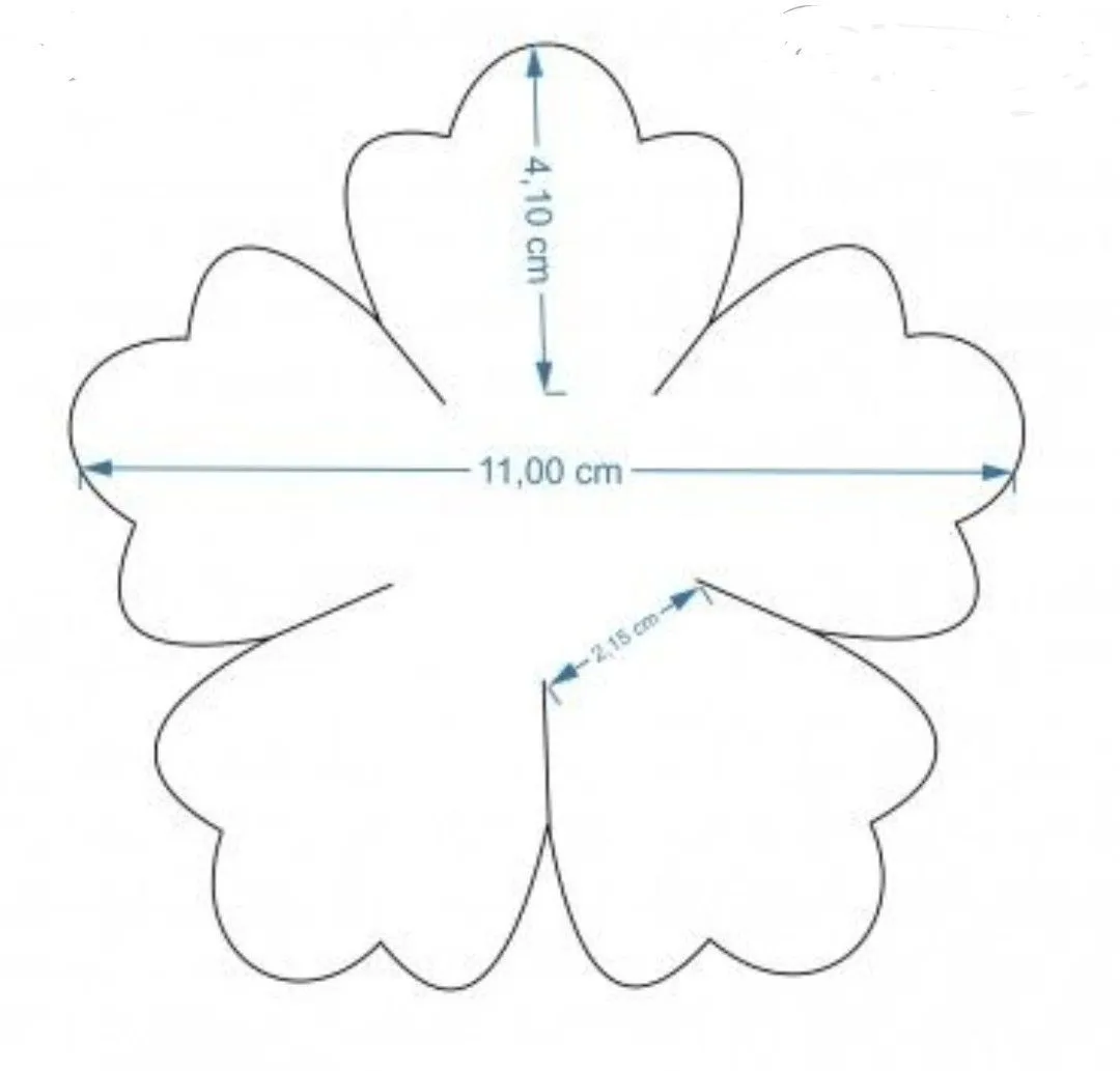 Molde para flores | Plantilla de flor de papel, Tutorial de flores de papel, Plantilla de flores Molde para flores | Plantilla de flor de papel, Tutorial de flores de papel, Plantilla de flores