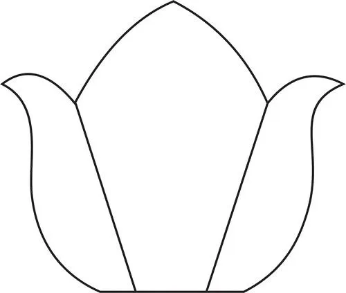 Molde de flores de tulipan - Imagui