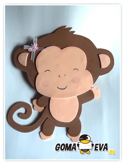 Molde Fofucha Plana Animal Mono on Pinterest | Monkey, Felt and ... Molde Fofucha Plana Animal Mono on Pinterest | Monkey, Felt and ...