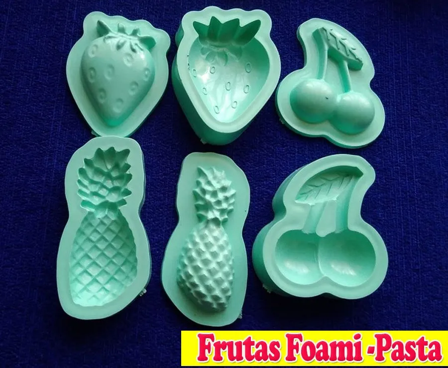 MOLDE PARA FOMI CEREZA FRESA PIÑA TERMO FORMA PARA FOMY INYECTOR PARA  FONDANT PORCELANICRÓN COMUNION NAVIDAD MANUALIDAD, MATERIALES PARA  MANUALIDADES EN MASA FLEXIBLE FOAMY GOMA EVA PASTILLAJE Y DECORACIÓN DE  TORTAS