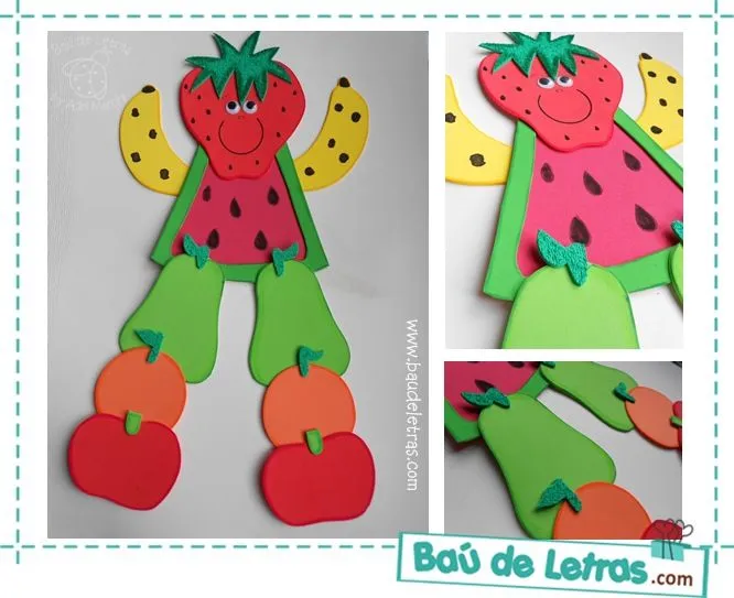 MOLDE DE FRUTAS EM EVA - Imagui