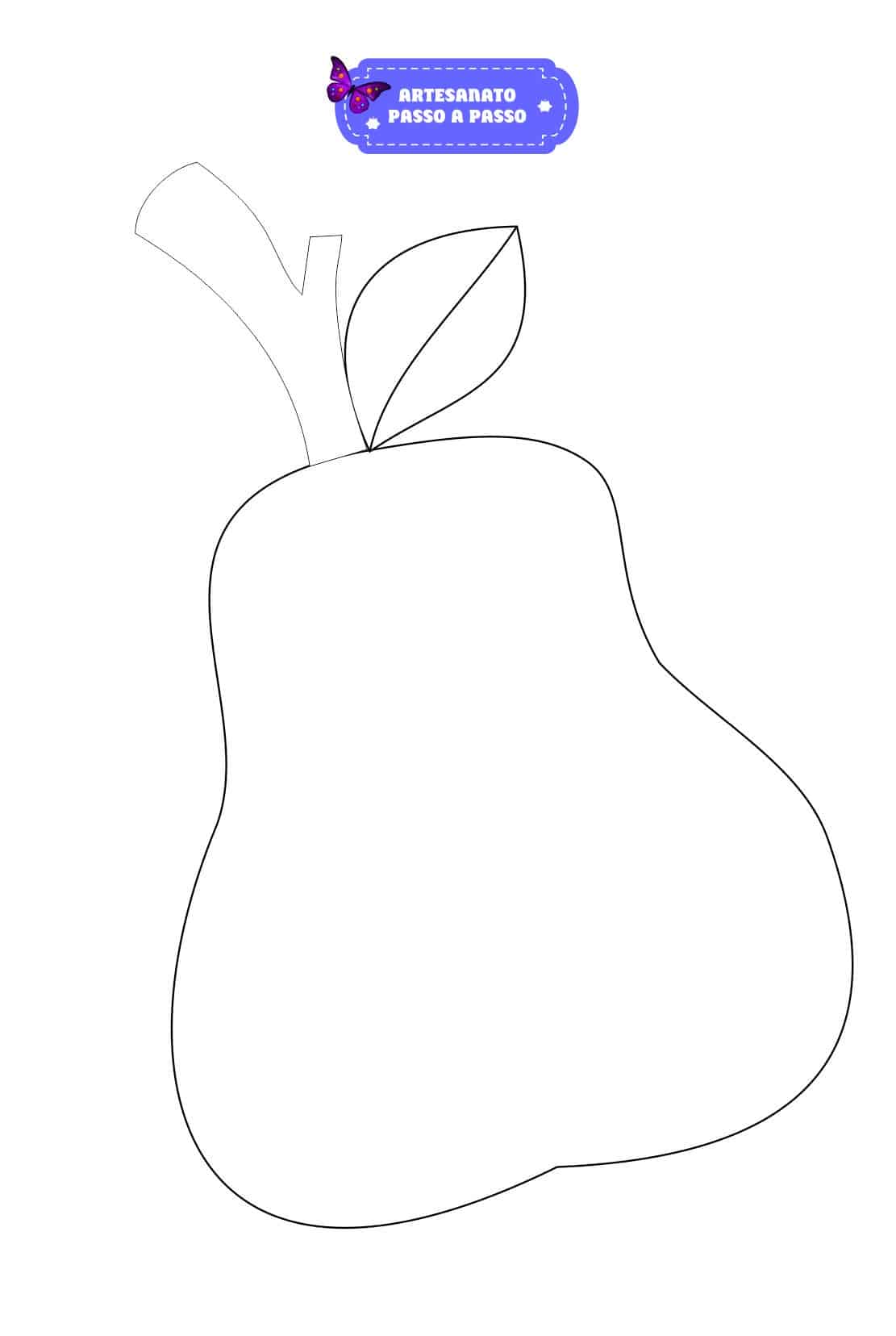 Molde de frutas para imprimir - Artesanato Passo a Passo! Molde de frutas para imprimir - Artesanato Passo a Passo!