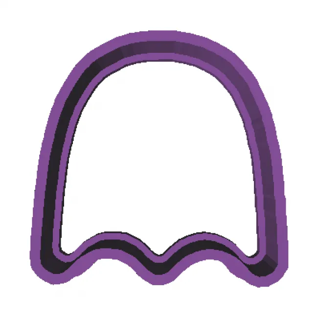 Molde para Galletas Fantasma Modelo 3D