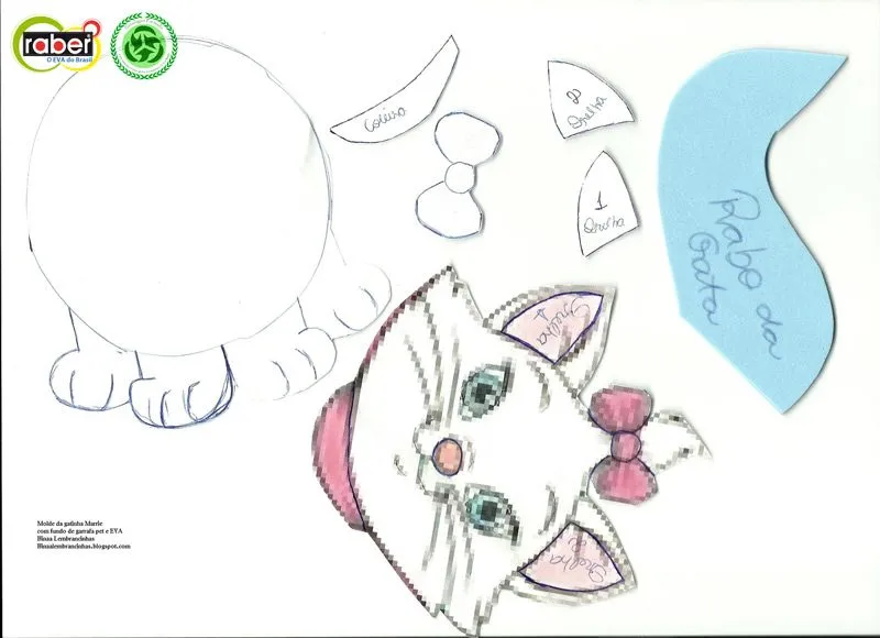 Molde de gata - Imagui