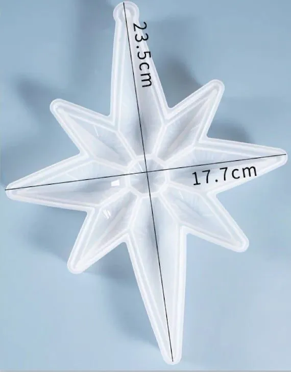 Molde grande de estrella profunda Silicona brillante / - Etsy México Molde grande de estrella profunda Silicona brillante / - Etsy México