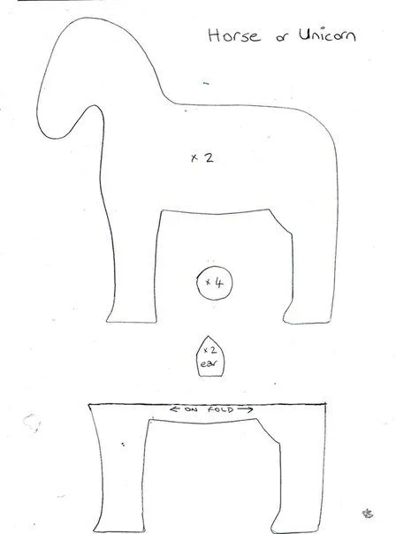 Moldes para hacer caballos de fomi - Imagui Moldes para hacer caballos de fomi - Imagui