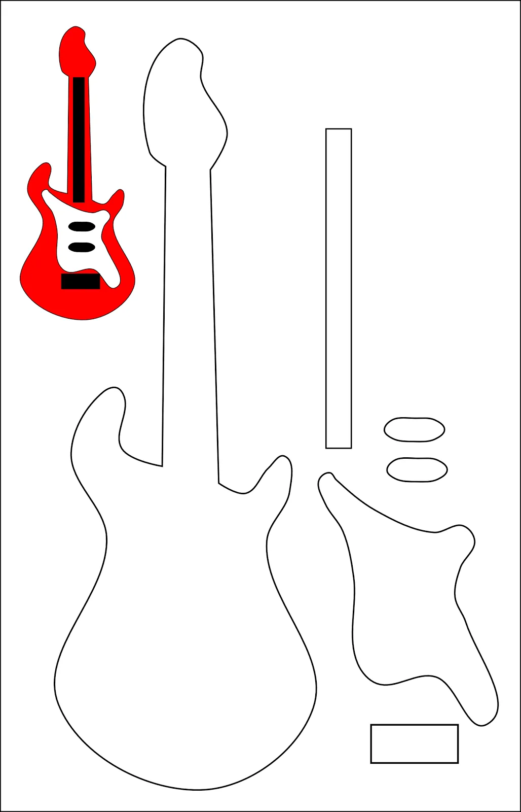 ESTE ES EL MOLDE DE UNA GUITARRA PRONTO LA PUBLICARE | moldes ... ESTE ES EL MOLDE DE UNA GUITARRA PRONTO LA PUBLICARE | moldes ...