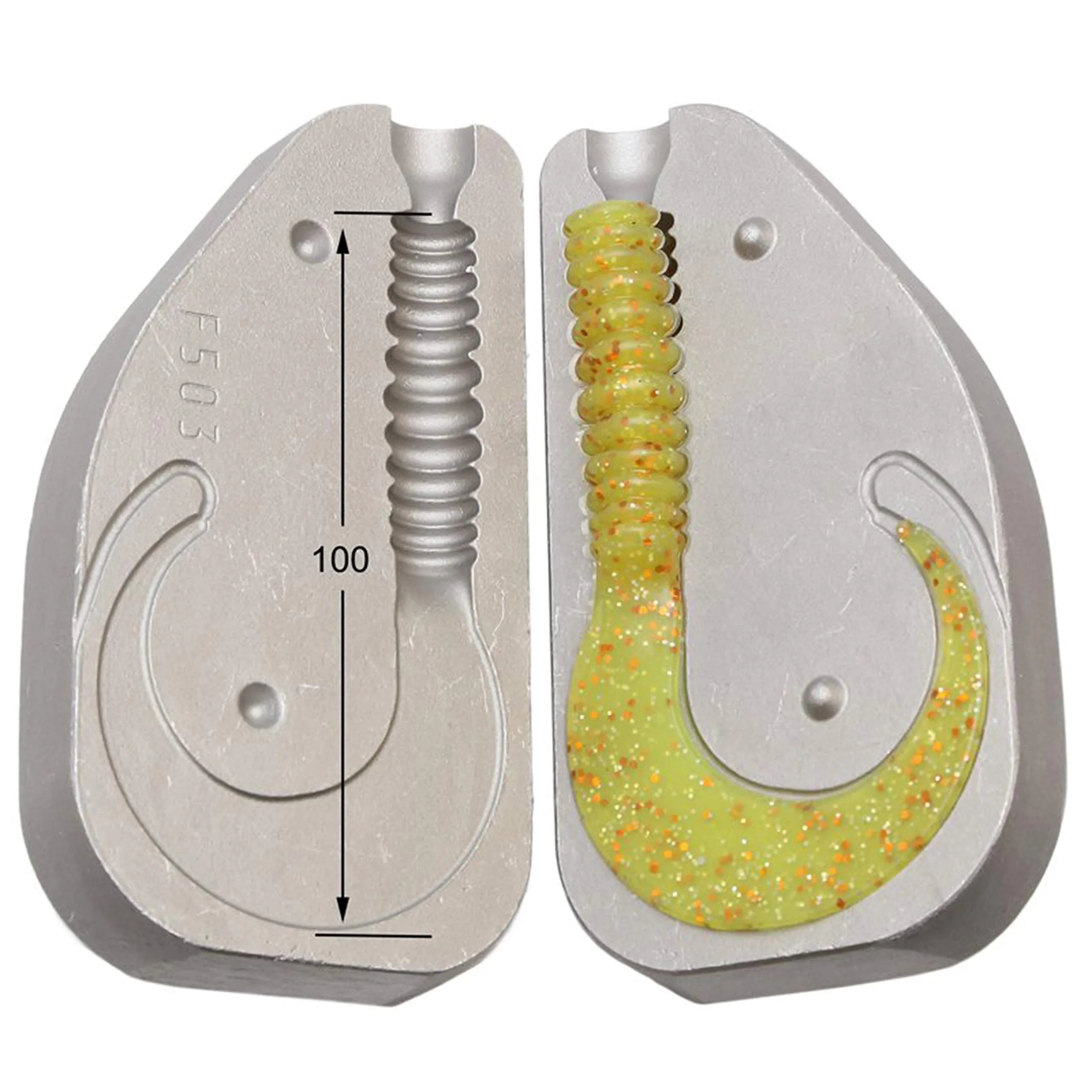 Molde de gusano de cola de ribon de 100 mm / silicona suave para señuelo de pesca : Amazon.es: Deportes y aire libre Molde de gusano de cola de ribon de 100 mm / silicona suave para señuelo de pesca : Amazon.es: Deportes y aire libre