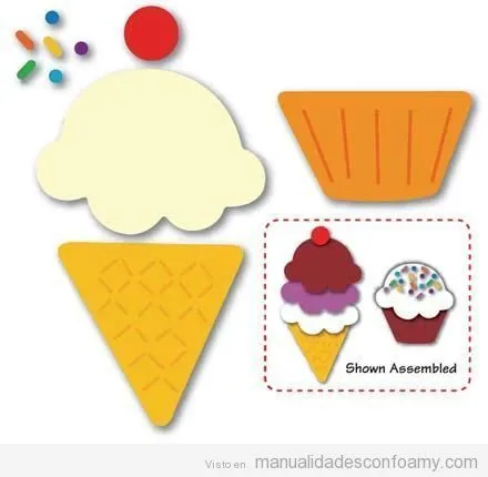 Molde Helado Goma Eva | Goma Eva - Foami | Pinterest | Tags Molde Helado Goma Eva | Goma Eva - Foami | Pinterest | Tags