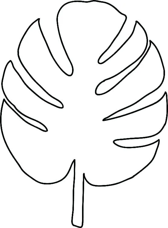 Molde de Hoja Tropical | Plantilla de flor de papel, Plantillas para flores de papel, Sobres de papel Molde de Hoja Tropical | Plantilla de flor de papel, Plantillas para flores de papel, Sobres de papel
