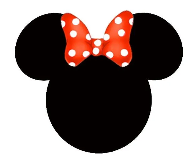 Molde para imprimir de la cara de Minnie Mouse - Imagui