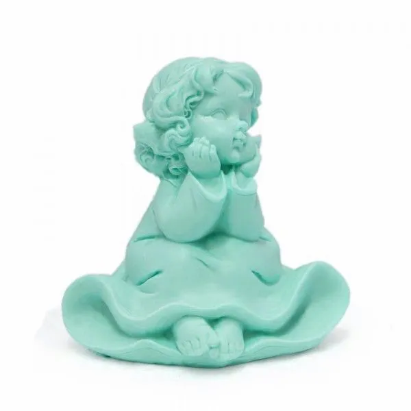 Molde para hacer jabón Busto de Angelito con alas - Gran Velada Molde para hacer jabón Busto de Angelito con alas - Gran Velada