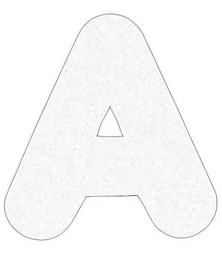 Imágenes del abecedario en letras grandes para molde - Imagui Imágenes del abecedario en letras grandes para molde - Imagui