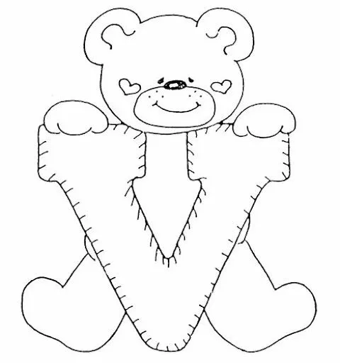 Molde De Letras, Abecedario | Maestra Adanolis