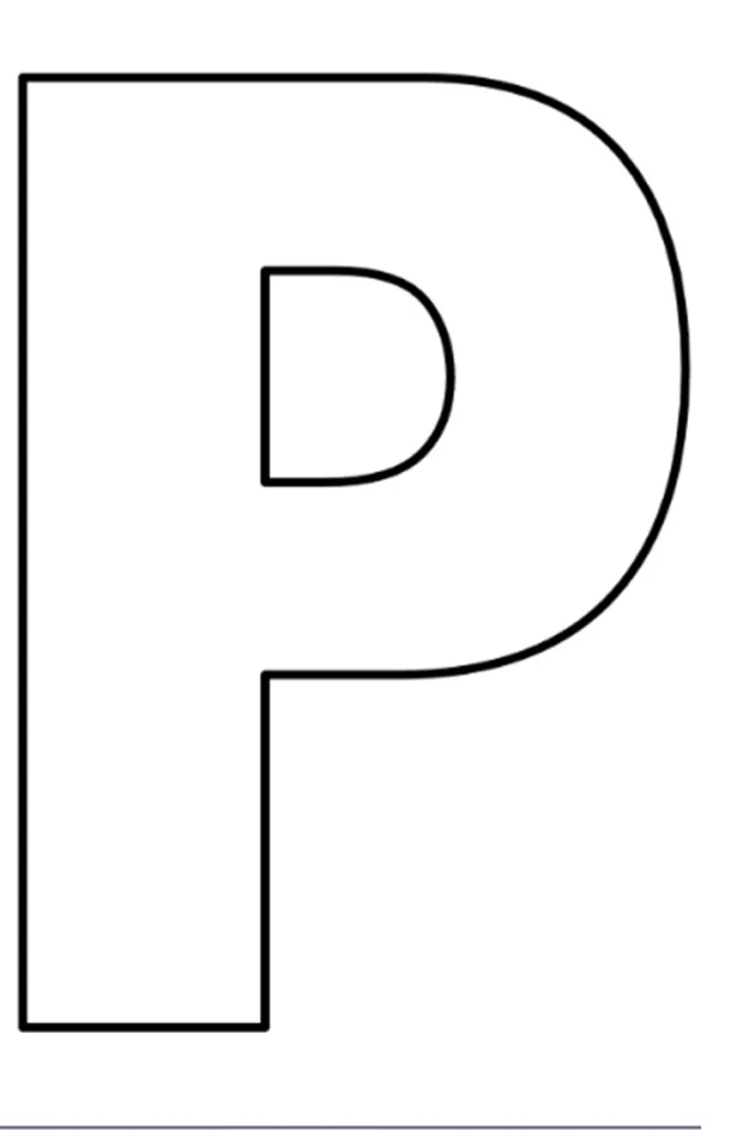 MOLDE DE LETRAS GRANDES → Para Imprimir! | Molde de letras grandes, Moldes  de letras, Letras do alfabeto para impressão
