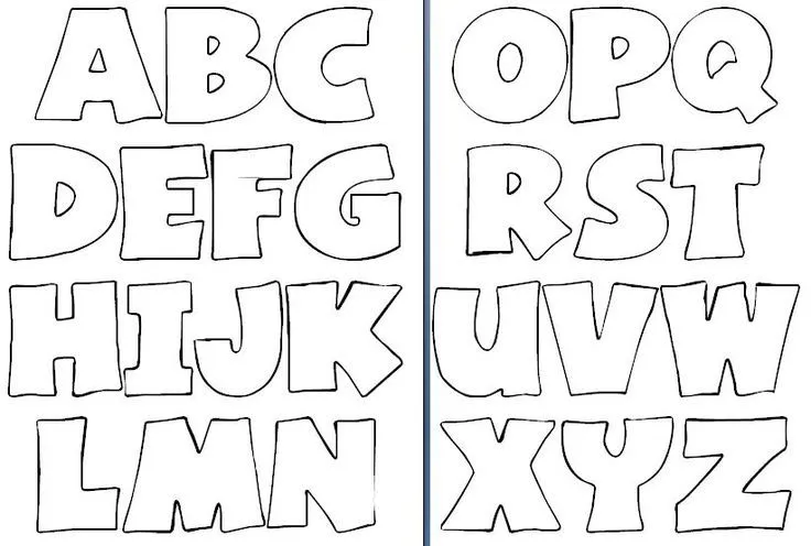 Molde de letras para imprimir y recortar - Imagui | Decoracion y ... Molde de letras para imprimir y recortar - Imagui | Decoracion y ...