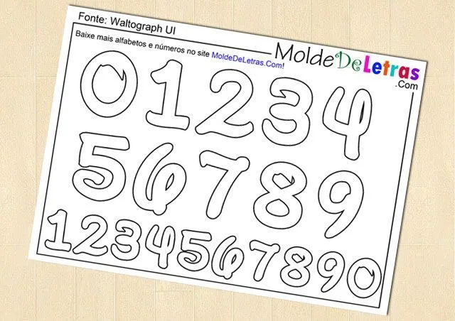 Molde de Letras e Números estilo Walt Disney | Borrador ...