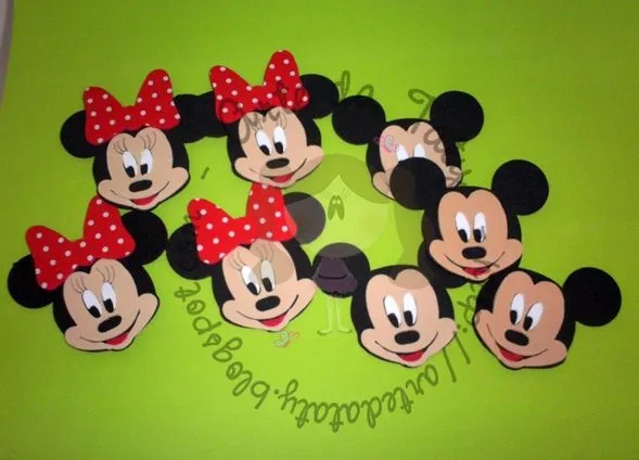 ... Taty - Lembrancinhas em Eva & Mdf: Apliques Carinha Minnie e Mickey ... Taty - Lembrancinhas em Eva & Mdf: Apliques Carinha Minnie e Mickey