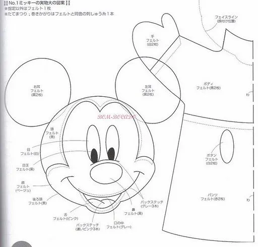 Molde Minnie em eva - Imagui