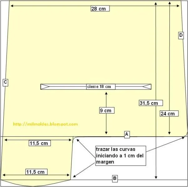 Molde de Morral, completo y gratis !! | EL TALLER DE MIL MOLDES