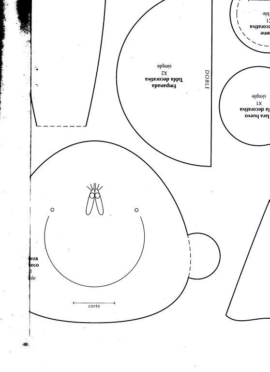 molde muneca (2) | Aprender manualidades es facilisimo.com