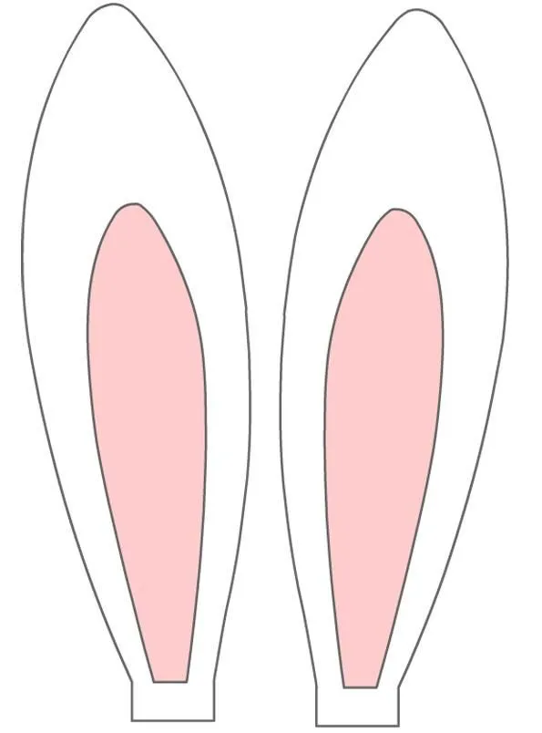 Molde De Orejas De Conejo Para Pascua Canasta De Conejito De ... Molde De Orejas De Conejo Para Pascua Canasta De Conejito De ...