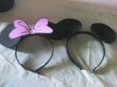 Molde orejas de Minnie Mouse - Imagui