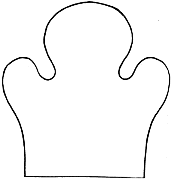 Molde o patrón marioneta mano fieltro o tela | Ideas para niños ... Molde o patrón marioneta mano fieltro o tela | Ideas para niños ...