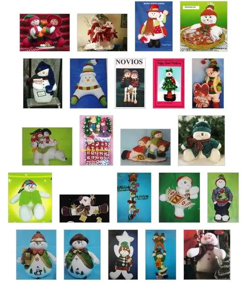Molde y patrones de Muñecos de Nieve Navideño ~ Un Manitas en Casa Molde y patrones de Muñecos de Nieve Navideño ~ Un Manitas en Casa