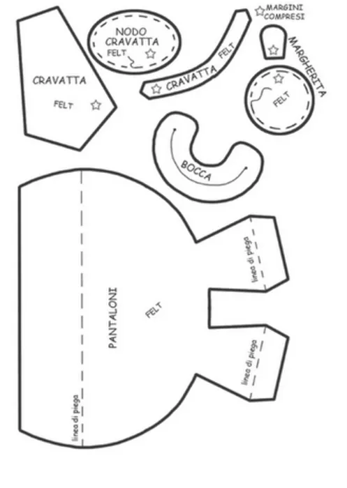 MOLDE PARA HACER PAYASOS DE FOMI - Imagui