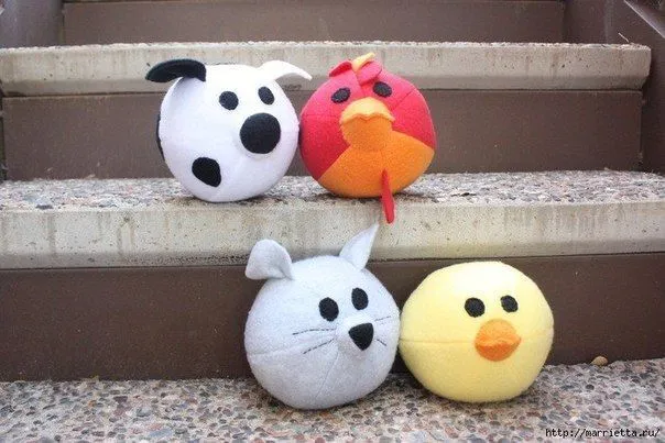 Molde para hacer pelotas de tela con forma de animales (1 ... Molde para hacer pelotas de tela con forma de animales (1 ...