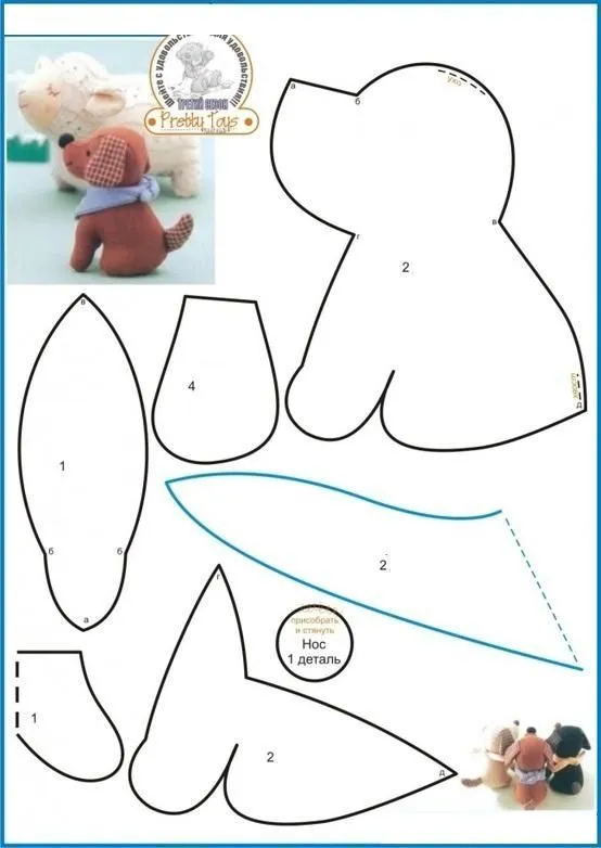 Molde Para Hacer Un Perro de Peluche ... | Animales de fieltro, Molde de peluches, Patrones de fieltro Molde Para Hacer Un Perro de Peluche ... | Animales de fieltro, Molde de peluches, Patrones de fieltro
