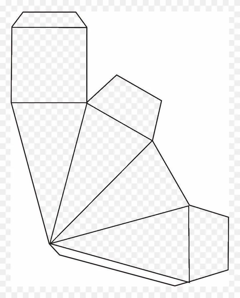 Molde Piramide Png - Caixa Piramide Molde Clipart is high quality 765*960  transparent png stocked by PikPng. Down… | Caixa milk molde, Molde caixa,  Molde caixa bala