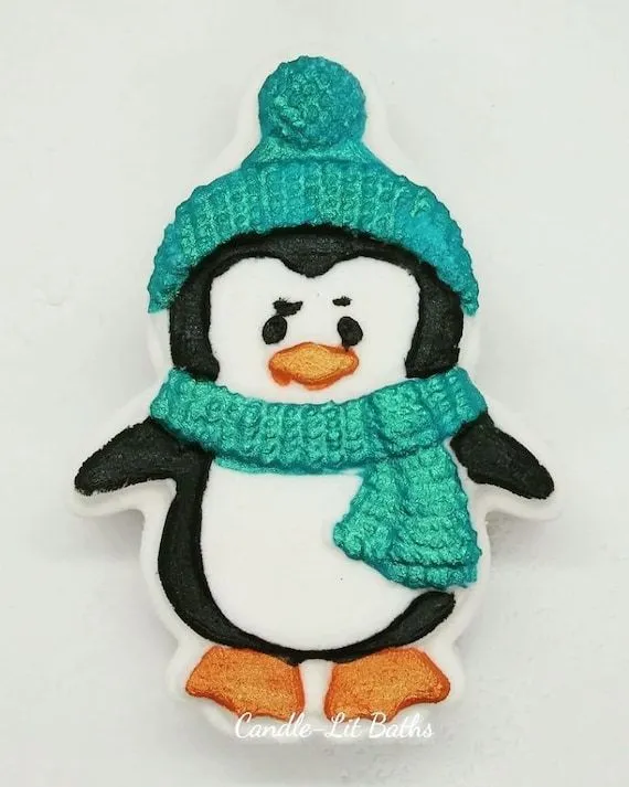 Molde de plástico de pingüino de invierno o molde de silicona - Etsy México